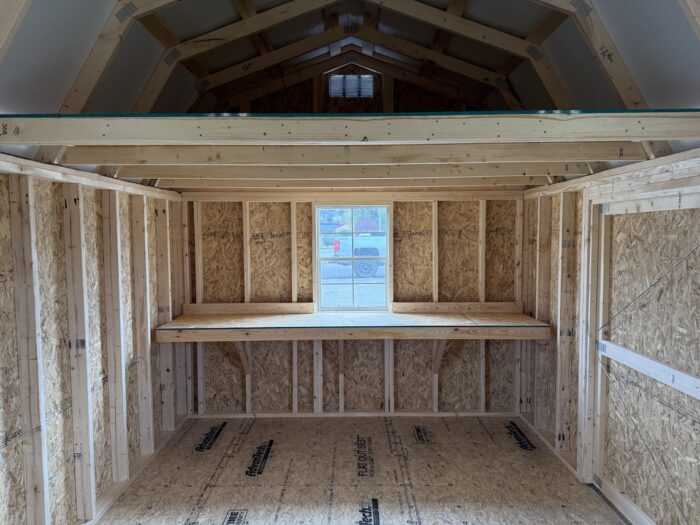10x16 Lofted Handyman Barn - Image 4