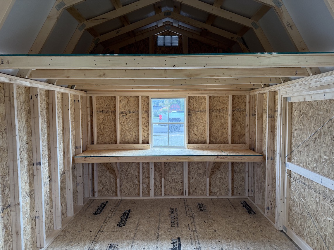 10x16 Lofted Handyman Barn - Image 4