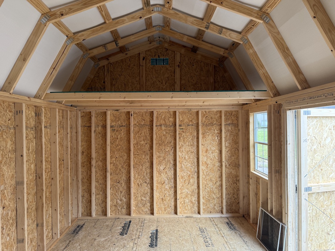 10x16 Side-Lofted Barn - Image 3